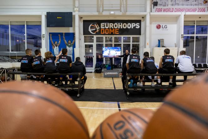 Η ομάδα LG Αθλητές του Αύριο παρακολούθησε το σεμινάριο Basketball school της Eurohoops Academy Εξέλιξις Α.Σ.