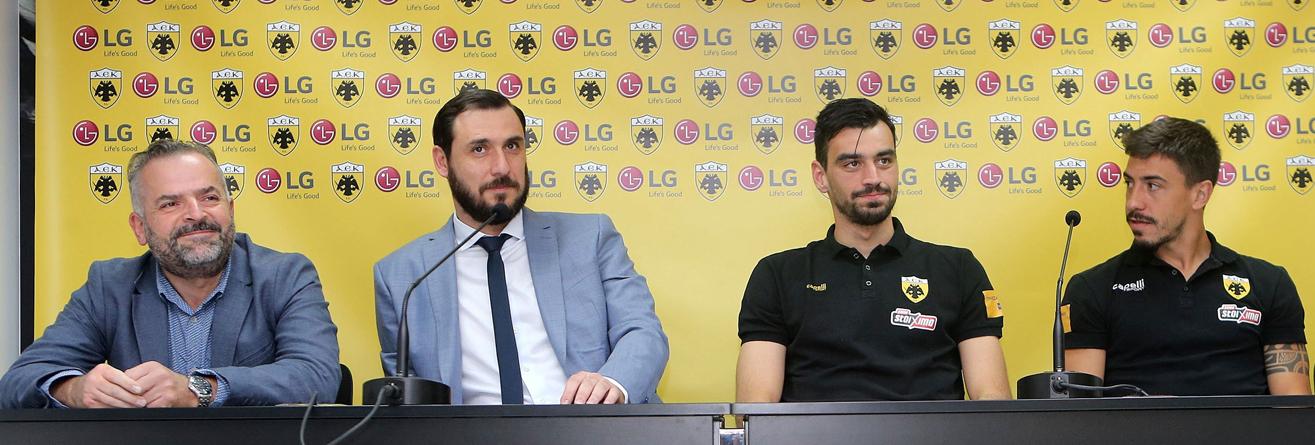 H LG Επίσημος Υποστηρικτής της ΠΑΕ ΑΕΚ για την αγωνιστική σεζόν 2019-20